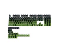 ZBIianxer Capuchons de Touches avec thème de Gradation, 133 Touches imprimées sur Le côté, Capuchons de Touches rétroéclairés pour claviers 6.25U, Accessoires minimalistes