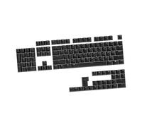 ZBIianxer Capuchons de Touches de Clavier Russes rétroéclairés en ABS, 104 Touches, Profil OEM pour claviers mécaniques avec Couche translucide, Capuchons de Touches de Profil OEM