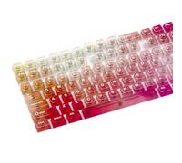 ZBIianxer Capuchons de Touches de Hauteur Standard d ', 132 Touches avec Couleur Arc-en-Ciel, répartition Uniforme du rétroéclairage pour claviers mécaniques Capuchons de Touches mécaniques
