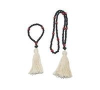 ZBIianxer Chapelet perles bracelets catholiques croix de prière en bois fait à la main bijoux religieux hommes femmes chapelet croix de prière en bois cadeaux faits à la main bijoux religieux hommes