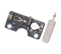 ZBIianxer Clavier de Pratique du Code Morse Ultra-Mince avec Son/lumière pour connecteur de Keyer de Bande d ' entraînement de Keyer Portable
