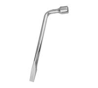 ZBIianxer rou de roue lourde en forme de L avec poignée télescopique, corps en acier, poignée ergonomique antidérapante, outil de démontage de pneu extensible pour entretien automobile