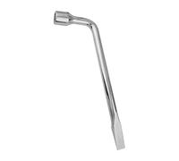 ZBIianxer rou de roue lourde en forme de L avec poignée télescopique, corps en acier, poignée ergonomique antidérapante, outil de démontage de pneu extensible pour entretien automobile