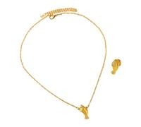 ZBIianxer Collier pendentif avec petit bouquet et chaîne réglable pour galant, looks de fête et usage quotidien, collier de fleurs, pendentif bouquet, chaîne de clavicule réglable, bijoux floraux,
