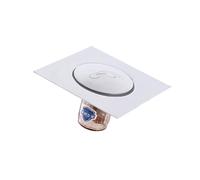 ZBIianxer Conception de Joint de Couvercle de Drain d ' étape, Presse à Pied, Fonctionne sans Odeur, sans créatures, Drainage de de Salle de Bains à des Fins sanitaires, Siphon de à Commande Pied