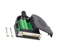 ZBIianxer Connecteurs DB25 RS232, Module Adaptateur de bornier D-SUB, Joint RS232 à 25 Broches mâle/Femelle