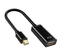 ZBIianxer Convertisseurs Miniture HDTV plaqués Or Câble de synchronisation de Musique 4K60 Hz pour projecteurs, téléviseurs, appareils de Streaming, convertisseurs Miniture HDTV