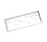 ZBIianxer Coque de Clavier ajourée en Alliage d ' Aluminium pour Une Dissipation Thermique supérieure, Assemblage Facile et 60% de compatibilité avec Le Clavier