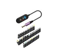 ZBIianxer Cordon Adaptateur PD140W Type C DC5525 5521 avec Plusieurs câbles d ' Alimentation électronique