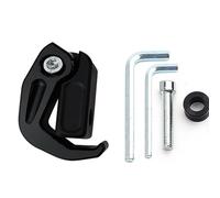 ZBIianxer Crochet de Guidon de Cycle à Fonctions Multiples Structure Mince et Pliable Bâtiment de mélange d ' Aluminium renforcé pour Les Extensions de Cyclisme en Plein air Crochet de Guidon Pliable