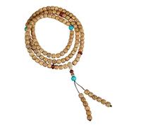 ZBIianxer de méditation bouddhiste polyvalent Bodhi en perles naturelles avec symbolisme culturel pour accessoires de consciente, bijoux spirituels