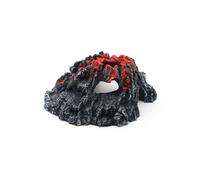 ZBIianxer Décorations de modèle de Volcan d ' Aquarium d ' Halloween, Pierre en résine pour Aquarium, Design de Paysage créatif, décoration de Volcan d ' Aquarium