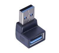 ZBIianxer Durabilité L ' Adaptateur d ' Extension USB3.0 à Angle Droit Prend en Une Connexion Stable et Une Installation Facile Extension USB mâle à Femelle à Vitesse Rapide