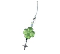 ZBIianxer Élégant téléphone à fleurs Charme Porte-clés Mode Porte-clés Pendentif Accessoire Cadeau parfait pour les amateurs de mode, vert
