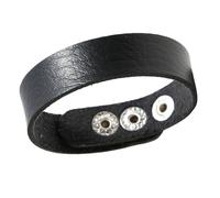 ZBIianxer en cuir réglable unisexe, matériaux PU souples, fermeture coulissante, convient poignets de 14 à 22cm, bijoux de tous les jours, fermoir en fer