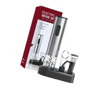 ZBIianxer Ensemble d ' ouvre-Bouteille électrique Rechargeable, poignée Ergonomique, poignée Confortable, lumière LED, Tire-Bouchon Automatique pour Les fêtes à la Maison Electric Wine Opener