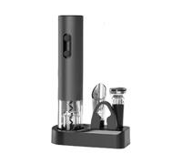 ZBIianxer Ensemble d ' ouvre-Bouteille électrique Rechargeable, poignée Ergonomique, poignée Confortable, lumière LED, Tire-Bouchon Automatique pour Les fêtes à la Maison Electric Wine Opener