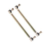 ZBIianxer Ensemble de biellette de Direction Go Kart pour 250cc | Paire de connecteurs de direction réglables à 12 filetages, 330mm, avec extrémités de rotule, composant de