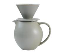 ZBIianxer Ensemble de cafetière en céramique élégante avec goutteur et carafes de 830 ml pour les bureaux à domicile et les cafés restaurant Goutteur de café en céramique