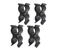 ZBIianxer Ensemble de Pinces Marines antidérapantes, 4 Supports en Nylon pour Le d ' Accessoires de Bateau comme des échelles et des lumières, Colliers de Serrage Doubles de qualité Marine