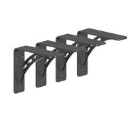 ZBIianxer Étagères murales en Acier Carbone, 4 pièces, Profil étroit de 6 Pouces, conceptions de capacité pour Les Petits Appartements, étagère Murale permettant de Gagner de l ' Espace