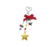 ZBIianxer Étoile scintillante flocon de neige Code cerceau décoration fête de noël décoration ajout de célébration breloque ajout