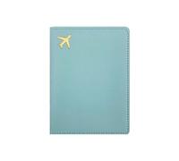 ZBIianxer Étui Fin en PU Super Fin pour Rangement de Documents de Voyage, avec Protections et Poches, Portefeuille élégant et Minimaliste