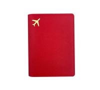ZBIianxer Étui Fin en PU Super Fin pour Rangement de Documents de Voyage, avec Protections et Poches, Portefeuille élégant et Minimaliste