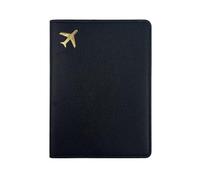 ZBIianxer Étui Fin en PU Super Fin pour Rangement de Documents de Voyage, avec Protections et Poches, Portefeuille élégant et Minimaliste