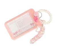 ZBIianxer Étui pour Cartes d ' Action Coulissant, Couvercle de Protection en Plastique Transparent avec Fixation de Porte-clés pour à, Porte-clés, Protecteur de Breloques