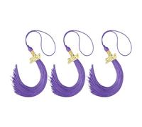 ZBIianxer Glands de casquette de de diplôme en rayonne, marque de l ' année 2026, fixation robuste pour la cérémonie de commencement, décoration de pompons de diplôme