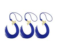 ZBIianxer Glands de casquette de de diplôme en rayonne, marque de l ' année 2026, fixation robuste pour la cérémonie de commencement, décoration de pompons de diplôme