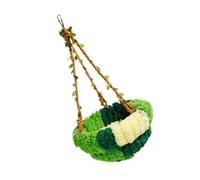 ZBIianxer Hamac nid de perroquets Chaud avec Housse Amovible, lit d ' Oiseau Suspendu intérieur en Peluche pour l ' Hiver, Accessoires de Cage Chaude, nid de perroquets