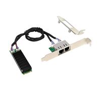 ZBIianxer Hautes Deux adaptateurs Gigabit Ethernet Touches B+M Interfaces pour serveurs Postes de Travail Contrôleur réseau économe en énergie