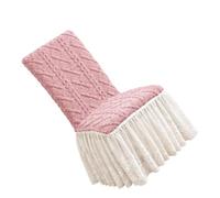 ZBIianxer Housse de Chaise de Salle à Manger texturée avec, B | Construction en polyester, conception amovible pour le lavage, meilleur ajustement sur la plupart des chaises de