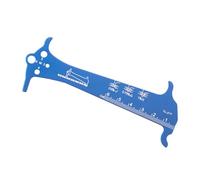 ZBIianxer Jauge de chaîne de VTT - Règle de mesure - Testeur d'usure - Indicateur d'usure - Outil de réparation de chaîne de vélo - Facile à utiliser