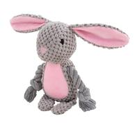 ZBIianxer Jouet à mâcher en Peluche pour Chien avec Bruit de couineur pour Un Jeu Amusant et des Soins dentaires, Facile à Nettoyer à la Main, Jouet de Nettoyage des Dents de Chien