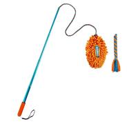 ZBIianxer Jouet durci pour Chiens agressifs, doté de Poils de Nettoyage des Dents et d ' Un Cordon Flexible à l ' intérieur et à l ' extérieur du Jouet pour Chien