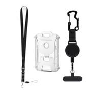 ZBIianxer Lanière Universelle rétractable, Porte-Badge, Mousqueton, Sangle détachable pour Smartphones, Accessoires clés, Mousqueton, Porte-Badge, Bobine