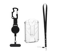 ZBIianxer Lanière Universelle rétractable, Porte-Badge, Mousqueton, Sangle détachable pour Smartphones, Accessoires clés, Mousqueton, Porte-Badge, Bobine