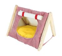 ZBIianxer Lit Doux de Noël caché, Jouet d ' abri Doux pour Petit Animal, lit de Souris, Hamster, Lapins, cachettes, Cage, Habitat par Temps Froid, Maison pour Animaux de Compagnie
