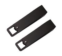 ZBIianxer Lot de 2 boîtes à vin élégantes en cuir - Sacs cadeaux portables pour les pique-niques et les fêtes de mariage - Accessoires de fête, Noir