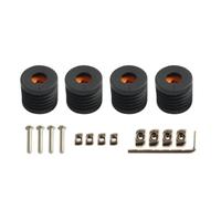 ZBIianxer Lot de 4 patins de protection antidérapants en caoutchouc pour imprimante X1C - Durabilité - Protection du sol - Antidérapants