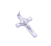ZBIianxer Lot de 5 pendentifs artistiques en forme de croix du Christ pour la fabrication de bijoux, l'artisanat, la recherche de pendentifs tendance en forme de croix du Christ pour les groupes de