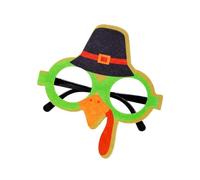 ZBIianxer Lunettes de Thanksgiving, cadre décoratif de Festival de dinde pour, décoration de célébration intérieure et extérieure, jour de Thanksgiving
