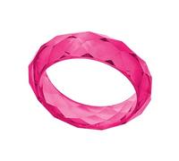 ZBIianxer Manchette en résine avec Cristaux à facettes coupés en Diamants Modernes, Designs accrocheurs pour Les Fournitures de fêtes et Les Tenues d ' événements, géométrique Transparent avec