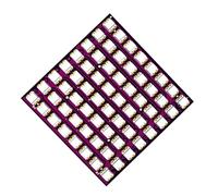 ZBIianxer Module d ' éclairage à Changement de Couleur, luminosité 8x8, Disposition à 64 Positions pour Les installations artistiques et Le Panneau LED électronique de signalisation
