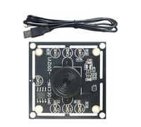ZBIianxer Module de caméra USB Industriel OV9732, Carte Nue, Vue Large à 100 ° avec Volets roulants électroniques à Mise Point Fixe, contrôle Automatique de l ' Exposition 1280x720