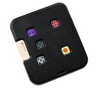 ZBIianxer Outil de Jeu de Table de Poche pour Carte numérique mécanique, Bouton-Poussoir randomiseur pour Jeux de société et Tours de Jeu de Voyage, Ensemble de Jouets Anti-Stress