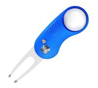 ZBIianxer Outil de Partage de Parcours pour Les Joueurs | Fourche verte de golf à deux dents avec texture sécurisée, aide à transporter facilement de mettre des